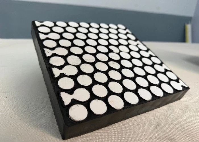3-in-1 Ceramic Rubber Steel Composite Wear Liners suppliers